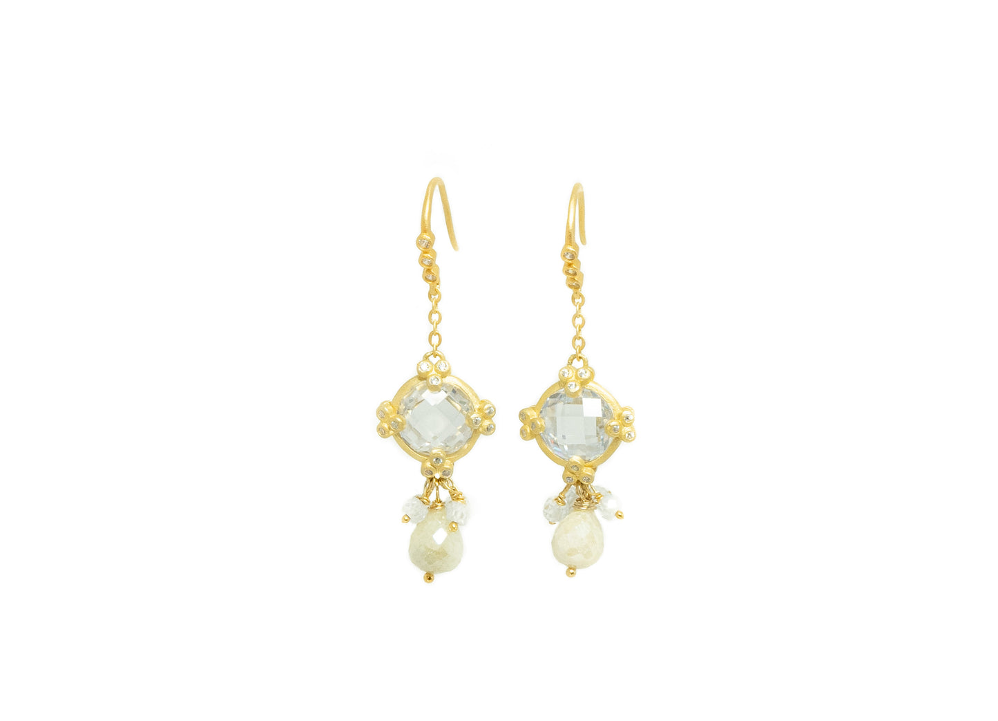 Semiprecious Dangle Earrings