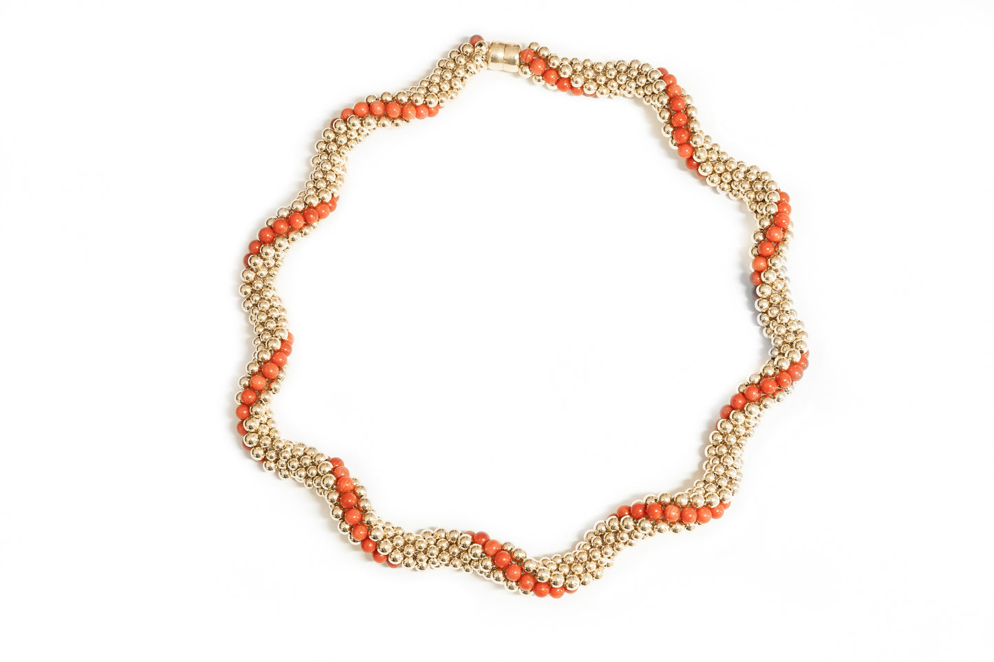 Cluster Scallop Necklace