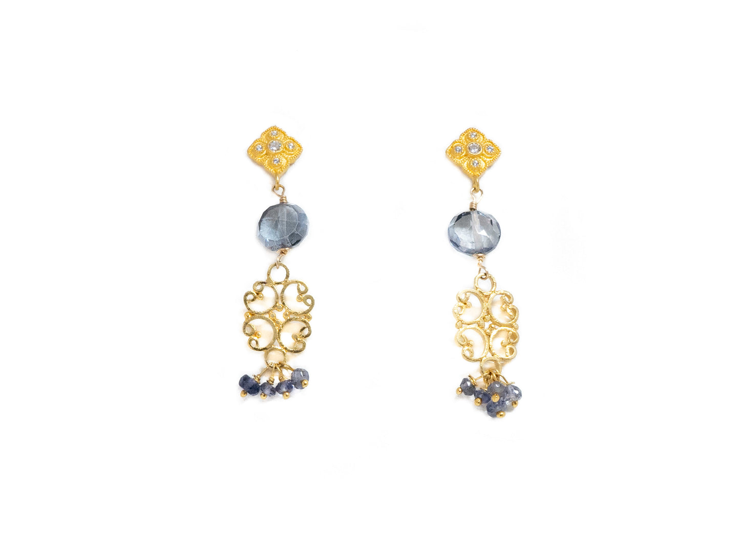 Semiprecious Dangle Earrings
