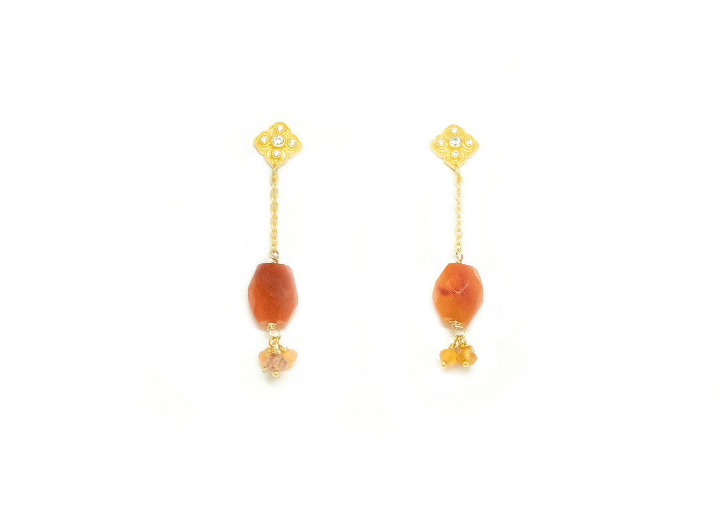 Semiprecious Dangle Earrings