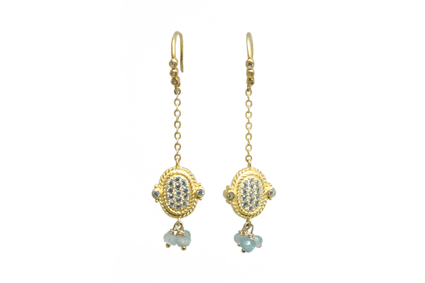 Semiprecious Dangle Earrings